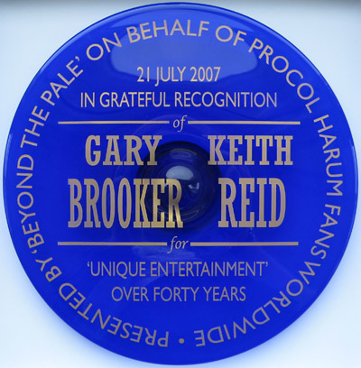 Gary's plaque