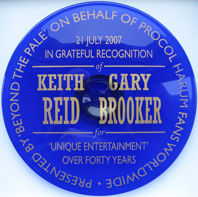 Keith's plaque