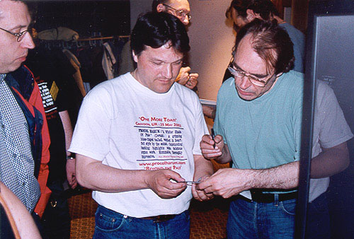 Martin with Matthew Fisher