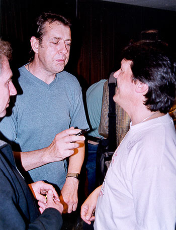 Martin with Mark Brzezicki