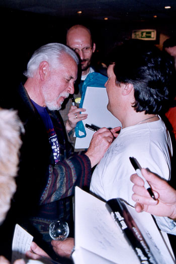 Martin with Gary Brooker ... Hermann Braunschmidt looks on