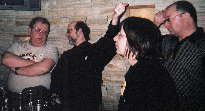 Any number of comical captions suggest themselves for this one ...