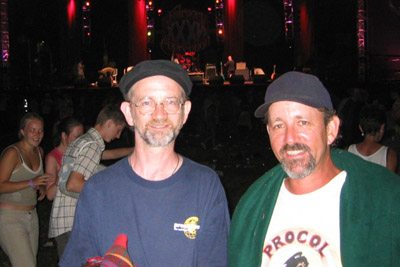 Appreciative members of the Palers' Band