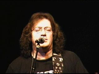 Rare, a shot of Geoff at the microphone