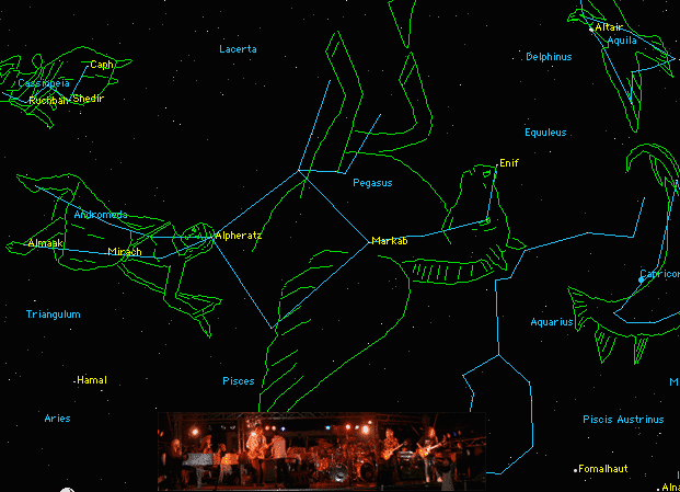 The sky over the scene at Guildford, 2000