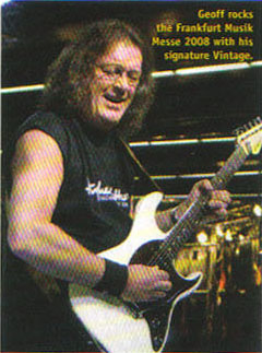 GW at Frankfurt Music Fair 2008 with the new guitar