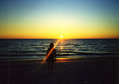 Sunset, where Judith lives