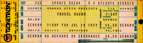 A whole, unused ticket ... four dollars fifty, seemingly wasted, only to provide enjoyment for hundreds of Palers 29 years later.
