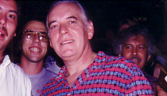 Gary mingles with the fans at Jannus Landing