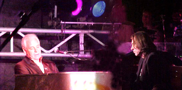 Gary Brooker and Matthew Fisher on stage 17 September 2000