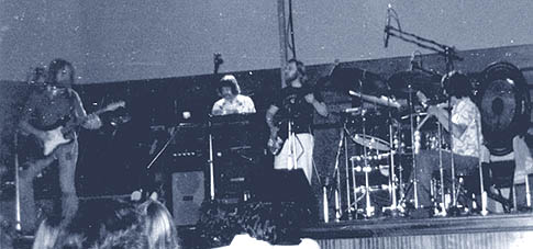 How Procol Harum looked on stage during this tour