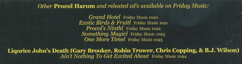 Close-up of those typographic oddities ... but don't let them put you off this excellent release!